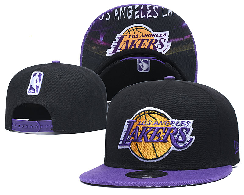 2020 NBA Los Angeles Lakers #2 hat->nba hats->Sports Caps